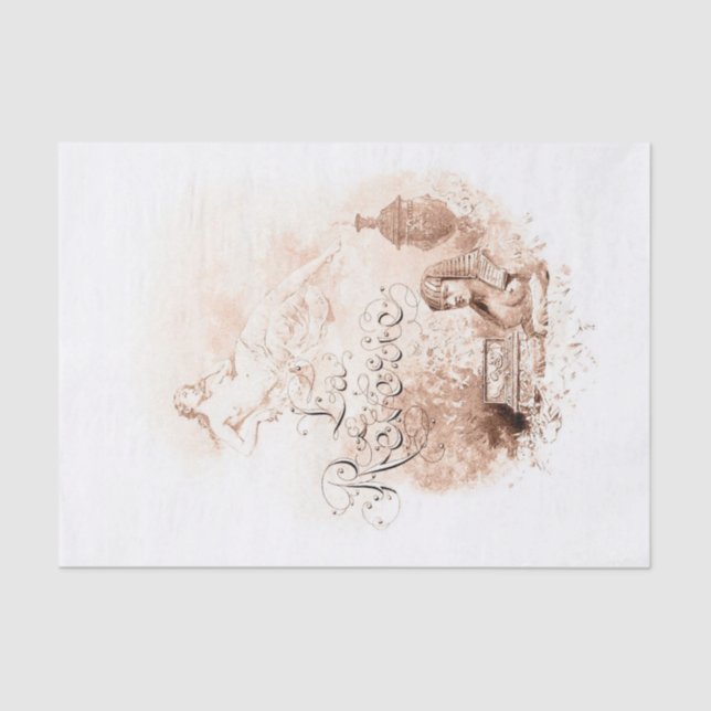 Papel De Seda Desconexión clásica de arte (Anverso)