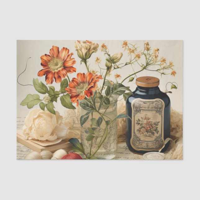 Papel De Seda Desconexión de amantes de la vida tranquila (Anverso)