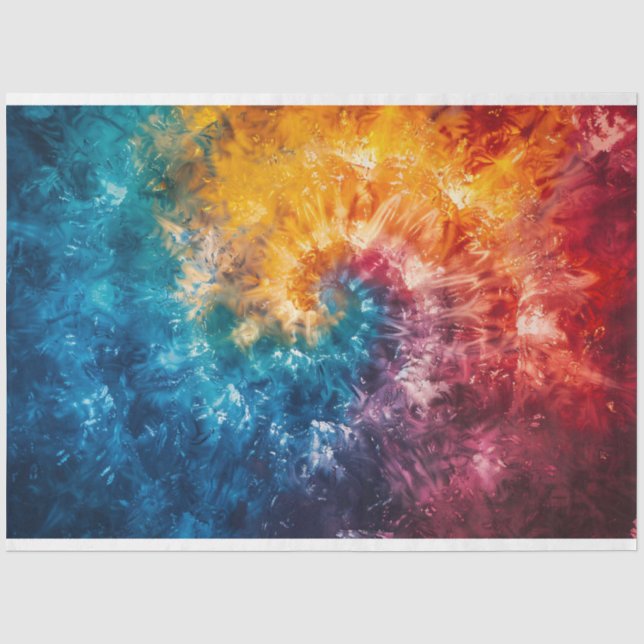 Papel De Seda Desconexión de barrido de centeno-arcoiris (Anverso)