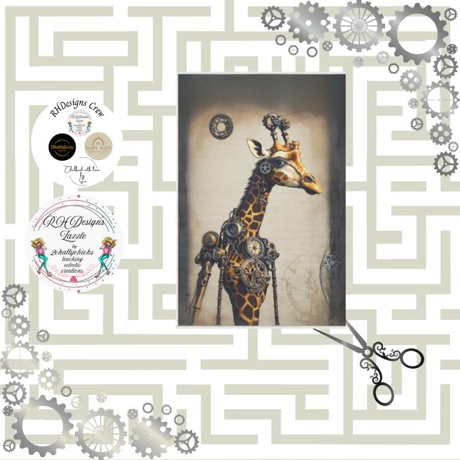 Papel De Seda Desconexión de camello feliz de Steampunk (Subido por el creador)