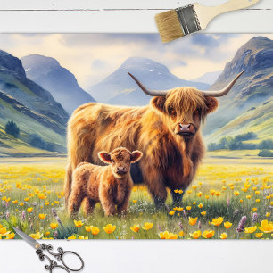 Papel De Seda Desconexión de campo de copa de vaca y ternera Hig