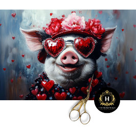 Papel De Seda Desconexión de cerdo día de San Valentín