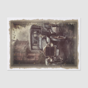 Papel De Seda Desconexión de coches de época victoriana