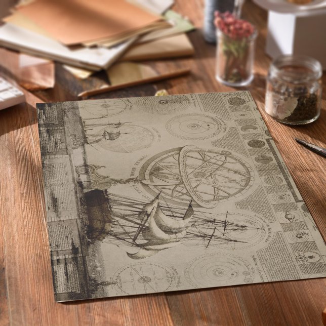 Papel De Seda Desconexión de la antigua cosecha náutica (Subido por el creador)