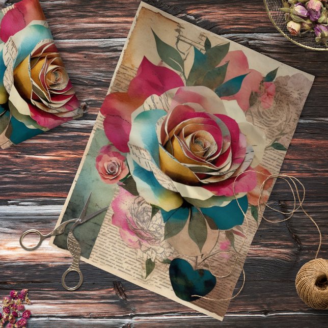 Papel De Seda Desconexión de la colección de Rosas de época (Subido por el creador)