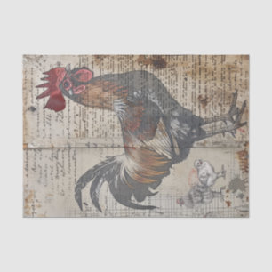 Papel De Seda Desconexión de la cosecha de pollo