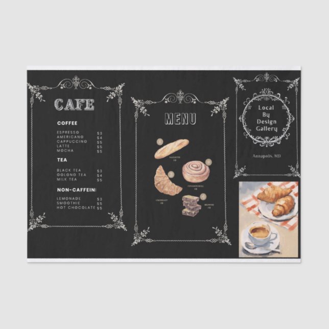 Papel De Seda Desconexión de la señal del café (Anverso)