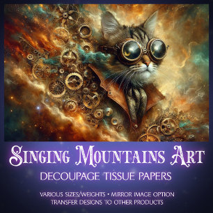 Papel De Seda Desconexión de la vejiga del tiempo del gato del S