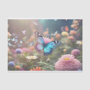 Papel De Seda desconexión de mariposa vintage