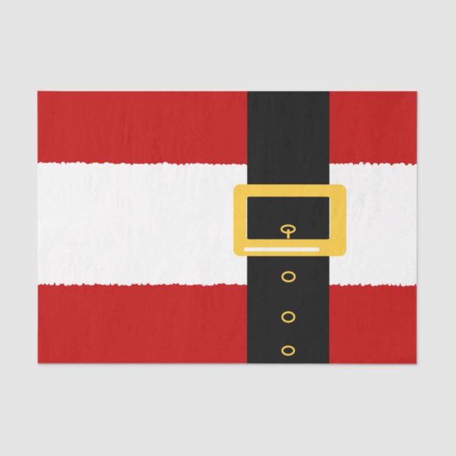 Papel De Seda Desconexión de Navidades de Santa Suit (Anverso)