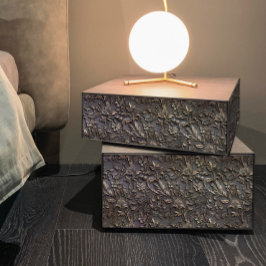 Papel De Seda Desconexión de patrón de hoja mixta Grabado en rel