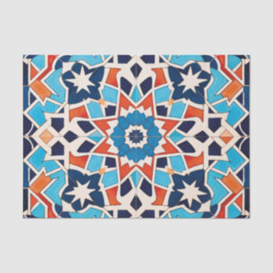 Papel De Seda Desconexión de patrón de mosaico marroquí