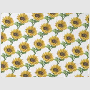 Papel De Seda Desconexión de patrones de girasoles