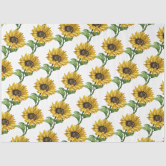 Papel De Seda Desconexión de patrones de girasoles