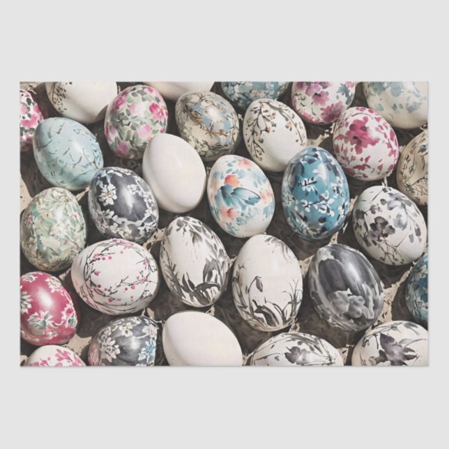 Papel De Seda Desconexión de pintura de tinta de huevo (Anverso)