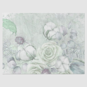 Papel De Seda Desconexión de Rosa de algodón de la antigua Casa 