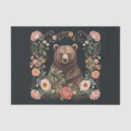 Papel De Seda Desconexión del oso de Cottagecore