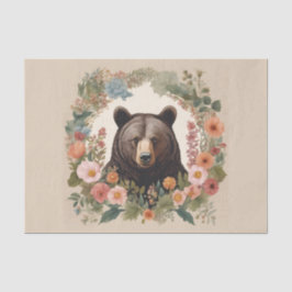 Papel De Seda Desconexión del oso de Cottagecore