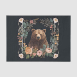 Papel De Seda Desconexión del oso de Cottagecore