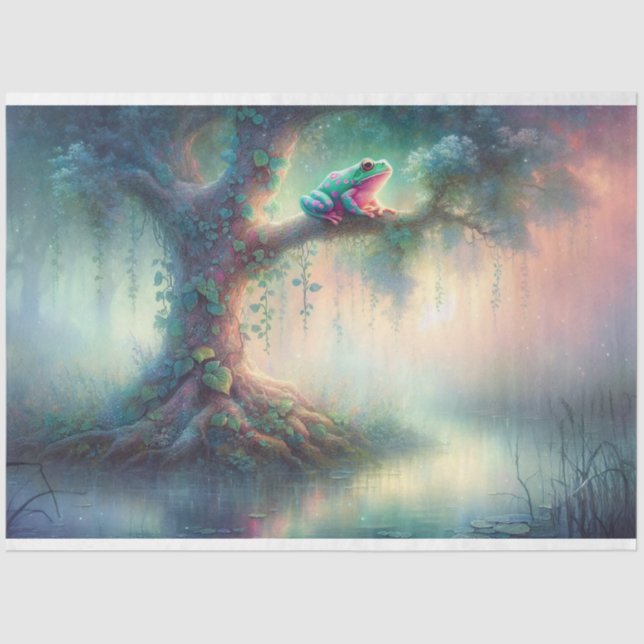 Papel De Seda Desconexión del pantano de rana (Anverso)