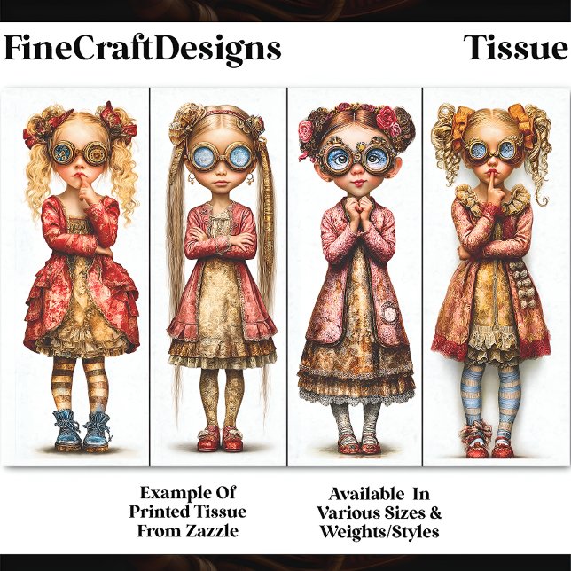 Papel De Seda Desconexión DV3R de cuatro Chicas de Steampunk Cua (Subido por el creador)