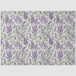 Papel De Seda Desconexión floral de Lilac y Sage