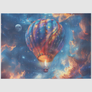 Papel De Seda Desconexión Galaxias nebulosas de globos aerostáti