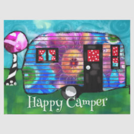 Papel De Seda Desconexión personalizada de Floral Vintage Camp T