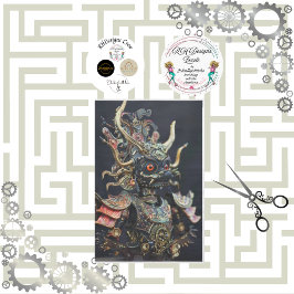 Papel De Seda Desconexión robótica del jefe africano