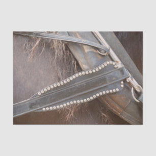 Papel De Seda Desconexión Rustica Vintage de Caballo Marrón Occi