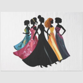 Papel De Seda Descripción Moda Alta Clase Show Women