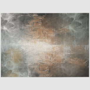 Papel De Seda Descripción Ruido metálico de cobre falso texturad