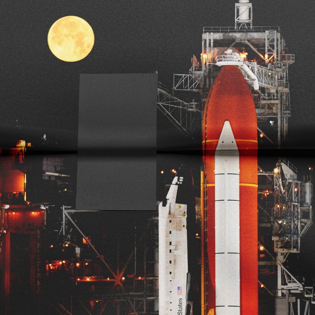 Papel De Seda Descubrimiento del transbordador espacial y Luna c (Subido por el creador)