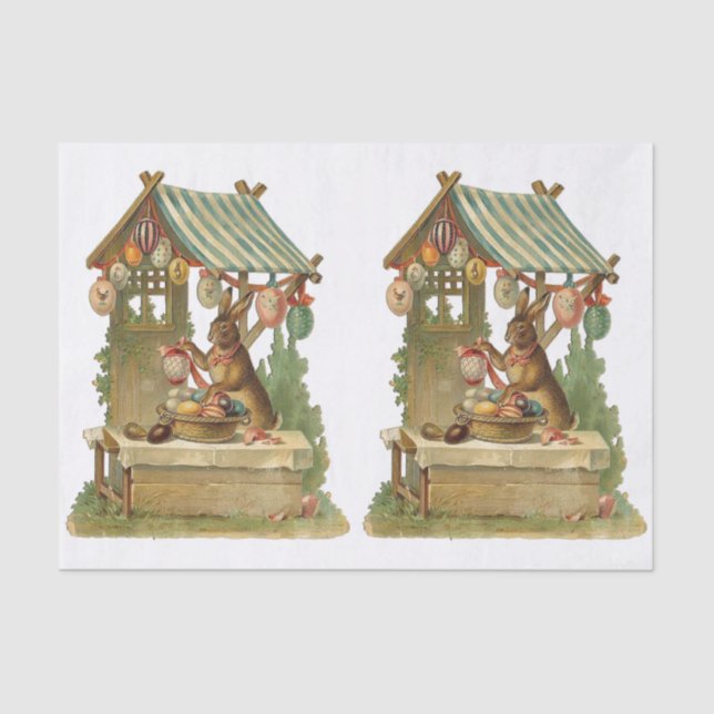 Papel De Seda Deseándole una Pascua feliz (Anverso)