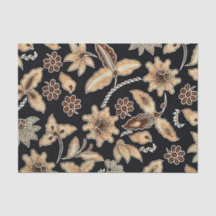 Papel De Seda Desenlace Amarillo Exótico Floral Embroidery