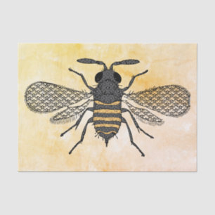 Papel De Seda Desenlace de abejas vintage
