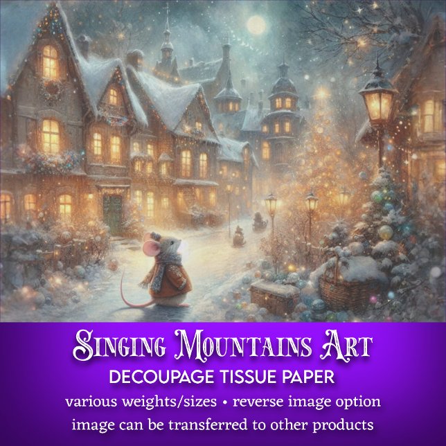 Papel De Seda Desenlace de aldea de ruidosos Navidades de ratón  (Subido por el creador)