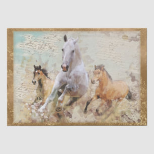 Papel De Seda Desenlace de caballos salvajes