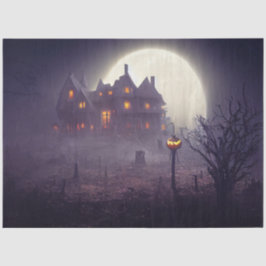 Papel De Seda Desenlace De Casa Gótico Atascado