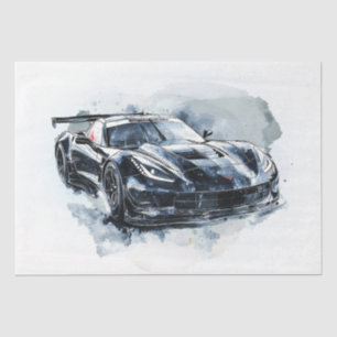 Papel De Seda Desenlace de coches de Carreras de Supercar