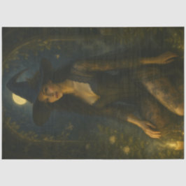 Papel De Seda Desenlace de Halloween gótico de la Bruja del Jard