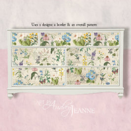 Papel De Seda Desenlace de la mariposa de flores silvestres botá