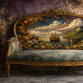 Papel De Seda Desenlace de la ruta de navegación del paraíso