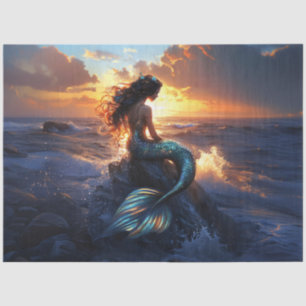 Papel De Seda Desenlace de la Sirena de Amanecer