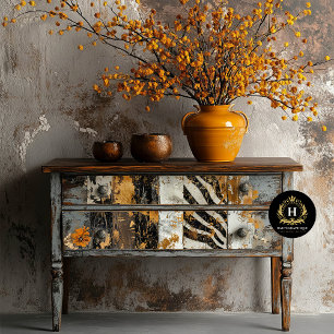 Papel De Seda Desenlace de madera rústico rústico-occidental de 