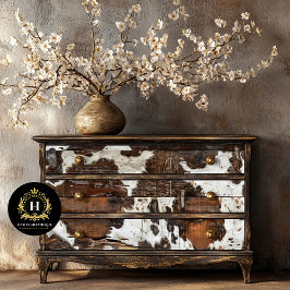 Papel De Seda Desenlace de madera rústico rústico-occidental de