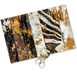 Papel De Seda Desenlace de madera rústico rústico-occidental de 