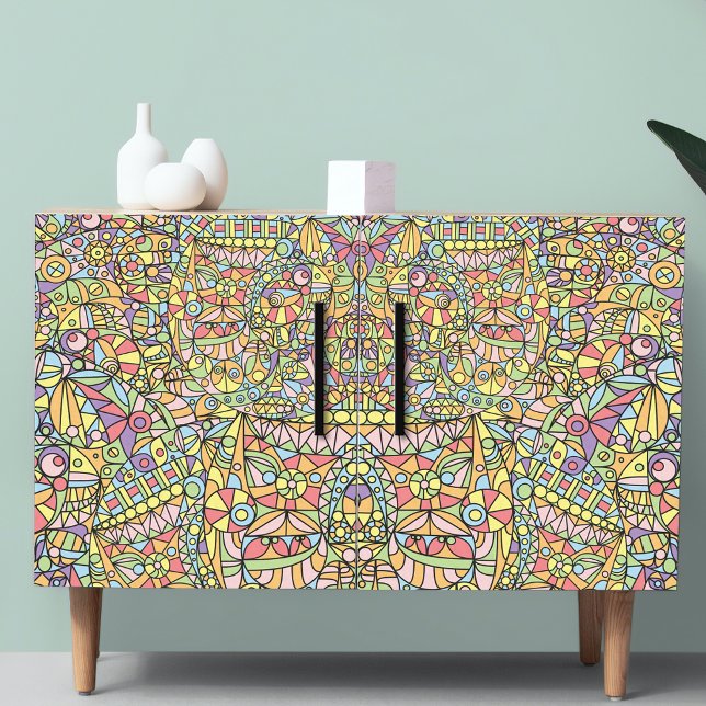 Papel De Seda Desenlace de mosaico geométrico moderno (Subido por el creador)