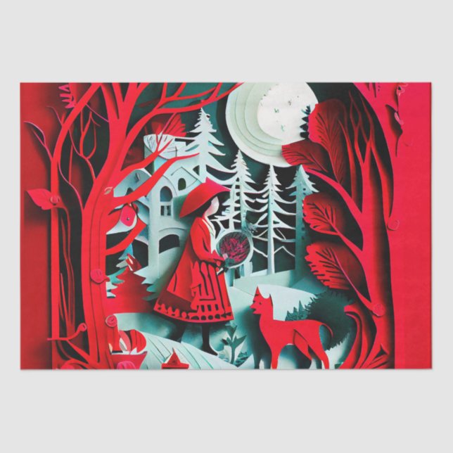 Papel De Seda Desenlace de mujeres asiáticas modernas (Anverso)