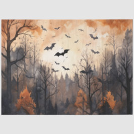 Papel De Seda Desenlace de murciélagos de otoño de cosecha vinta